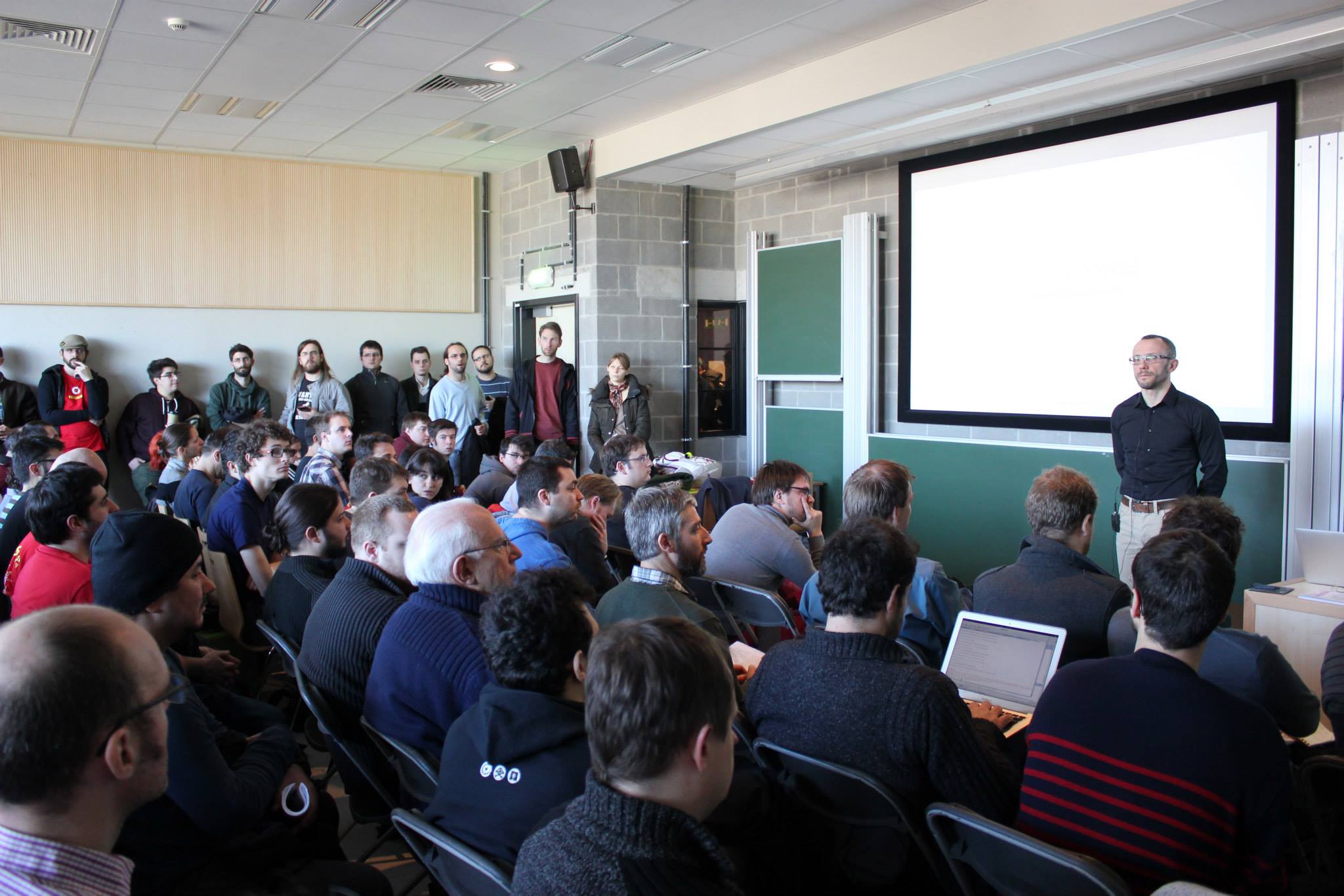 The Python room at FOSDEM 2014