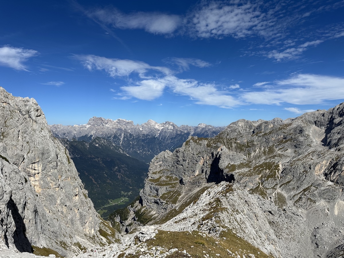 One of the many aerial views you are granted to enjoy on this high route.