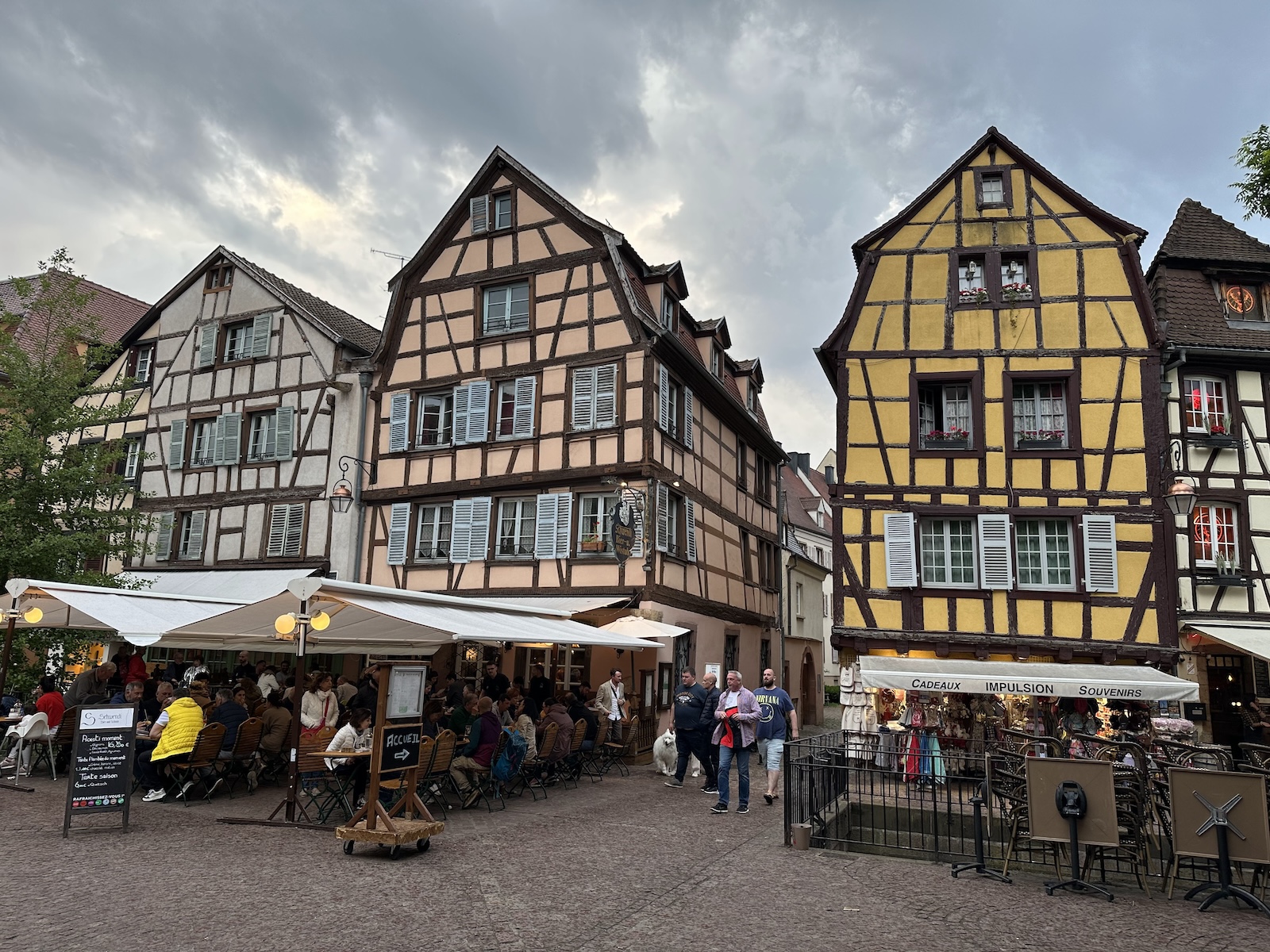 Colmar, France, was our first stop at the end of a rather challenging (and rainy) 750km day.