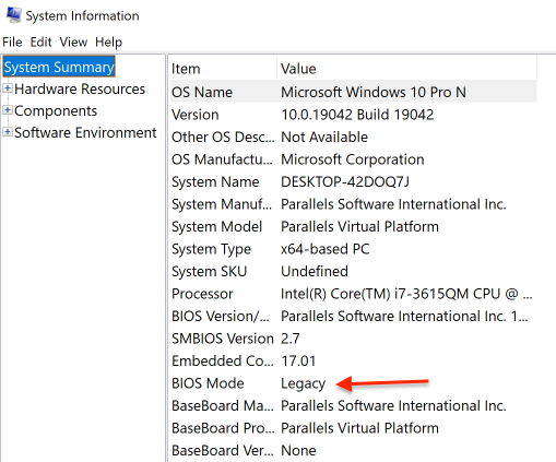 Как зайти в bios parallels desktop